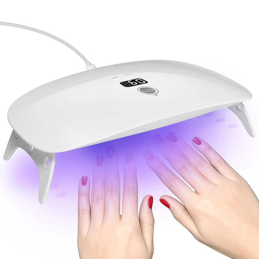 36W UV Nail Lamp USB LED Light for Gel Nails 23 Beads LED Nail Lamp for Gel X Nails with 3 Timer Setting & LCD Touch Display